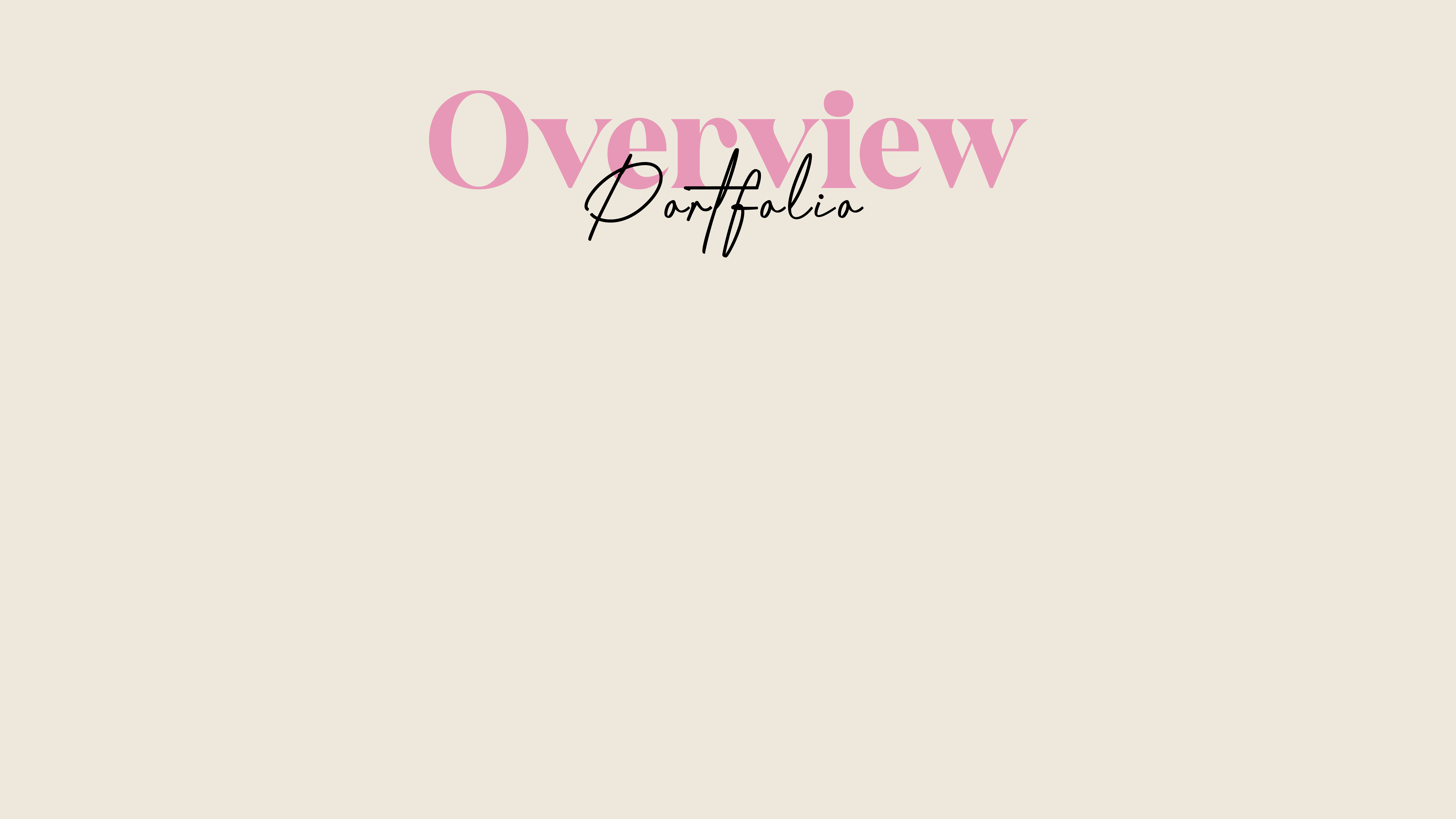 Portfolio Overview